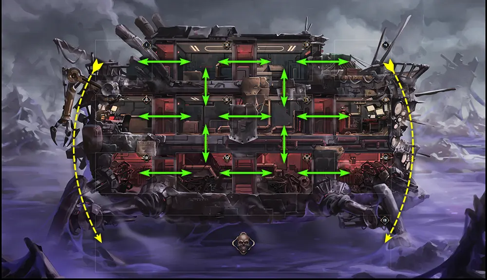 Room adjacent diagram